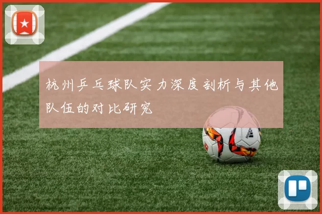 杭州乒乓球队实力深度剖析与其他队伍的对比研究