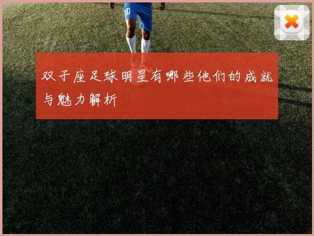 双子座足球明星有哪些他们的成就与魅力解析