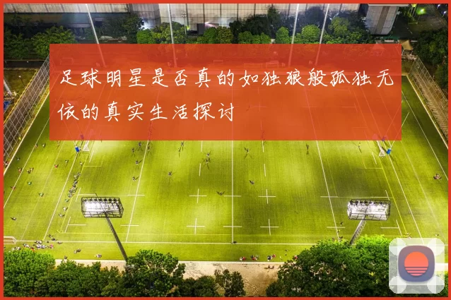 足球明星是否真的如独狼般孤独无依的真实生活探讨